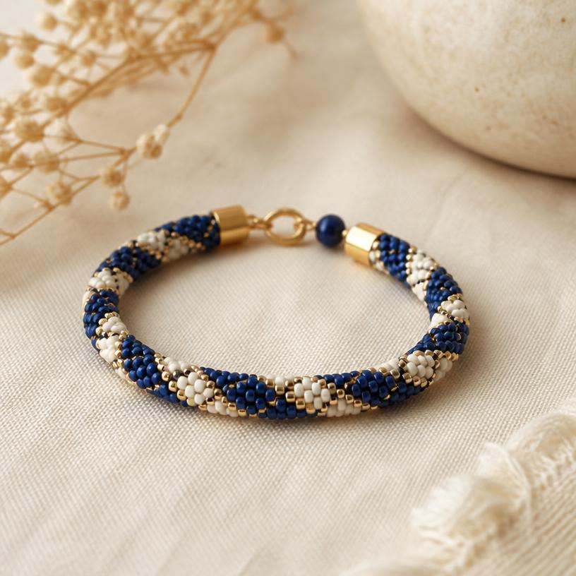 Pulseira Miçanga Azul